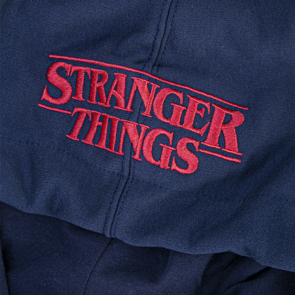 red stranger things moletom com capuz