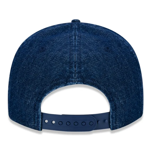 Boné 9FIFTY Retro Crown MLB New York Yankees Denim Logo Marinho
