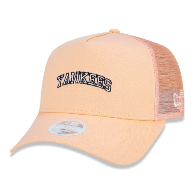 Boné Feminino 9FORTY A-Frame Aba Curva Ajustável MLB New York Yankees League
