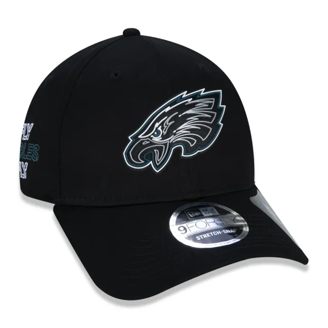 Boné 9FORTY Stretch Snap Philadelphia Eagles Oficial NFL Draft 2020