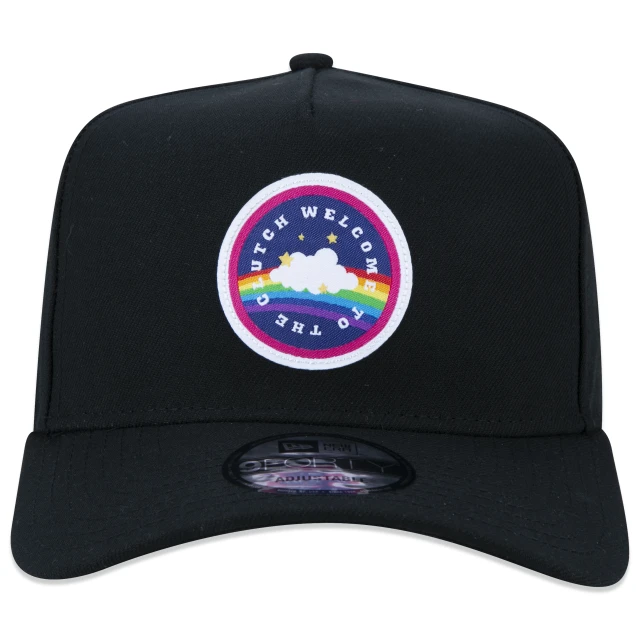 Boné 9FORTY A-Frame Snapback MiBR Aba Curva Preto