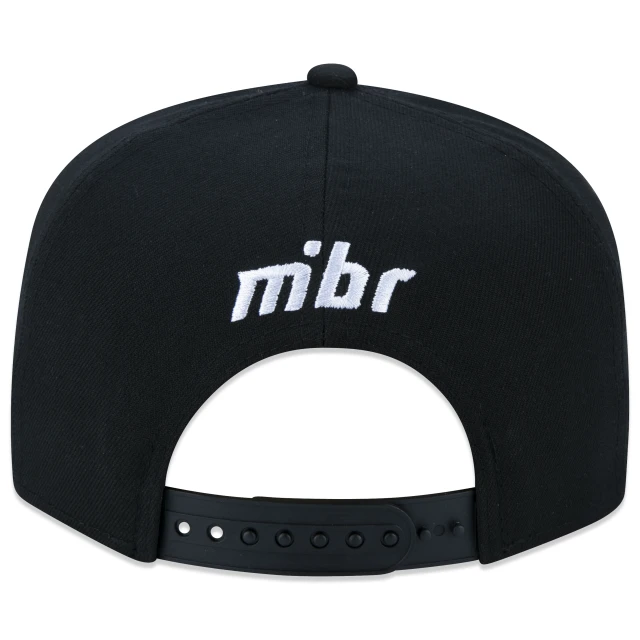 Boné 9FORTY A-Frame Snapback MiBR Aba Curva Preto