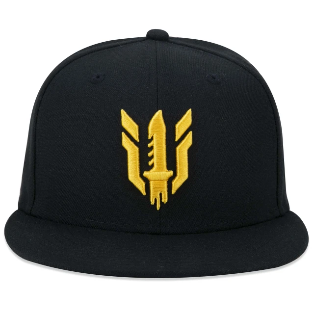 Boné 59FIFTY Free Fire Aba Reta Preto