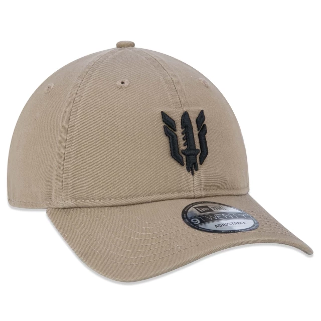 Boné 9TWENTY Strapback Free Fire Aba Curva Cáqui