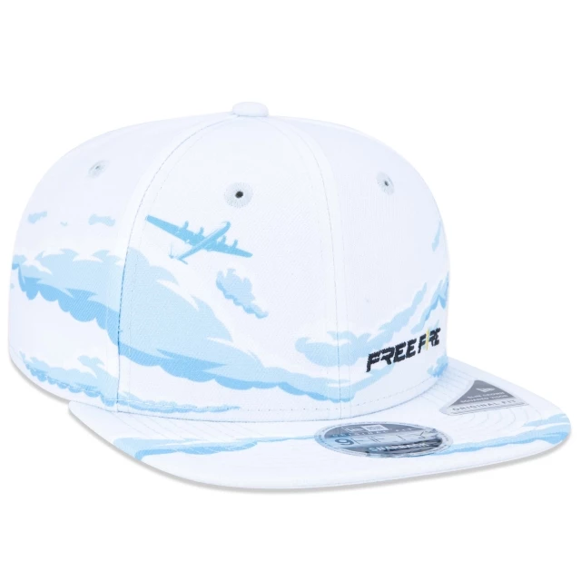 Boné 9FIFTY Original Fit Snapback Free Fire Aba Reta Azul