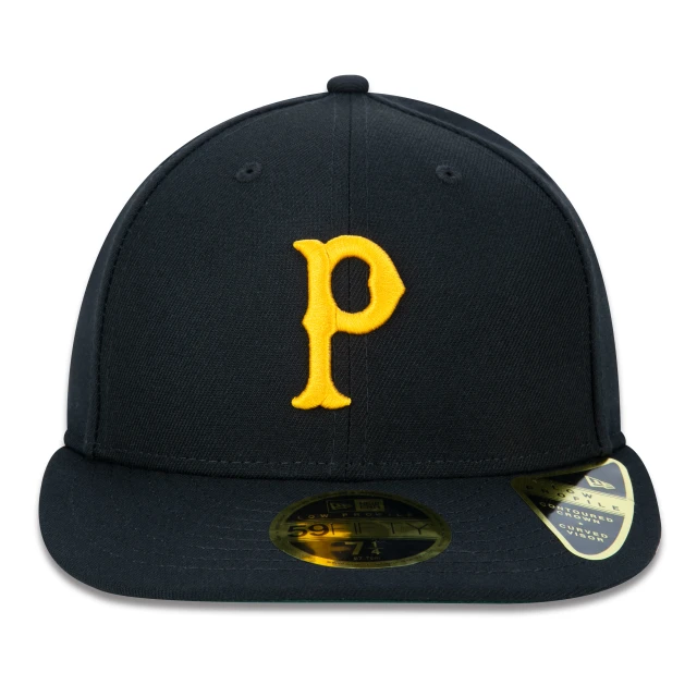 Boné 59FIFTY Low Profile MLB Pittsburgh Pirates Modern Classic Aba Pré Curvada Fitted
