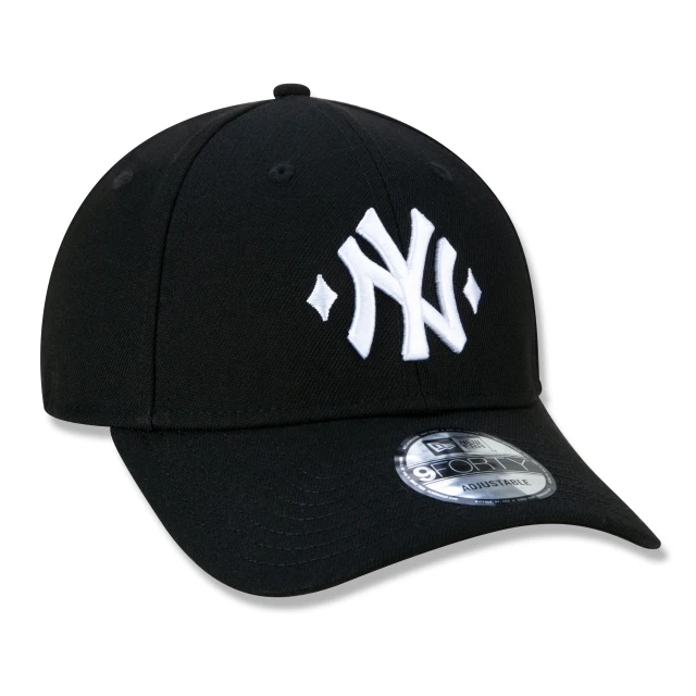 Boné 9FORTY Stretch Snap Snapback Aba Curva MLB New York Yankees Street
