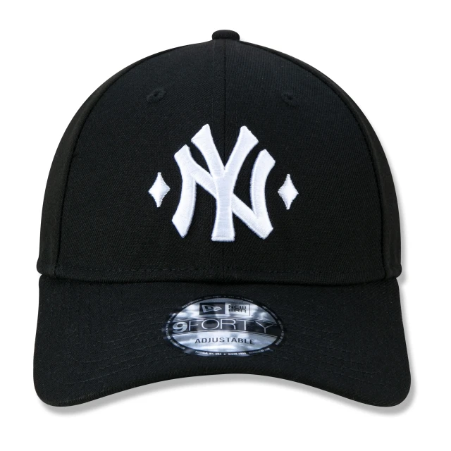 Boné 9FORTY Stretch Snap Snapback Aba Curva MLB New York Yankees Street