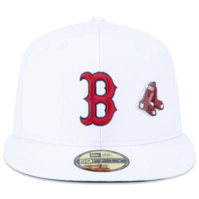 Boné 59FIFTY MLB Boston Red Sox Core Fitted Aba Reta
