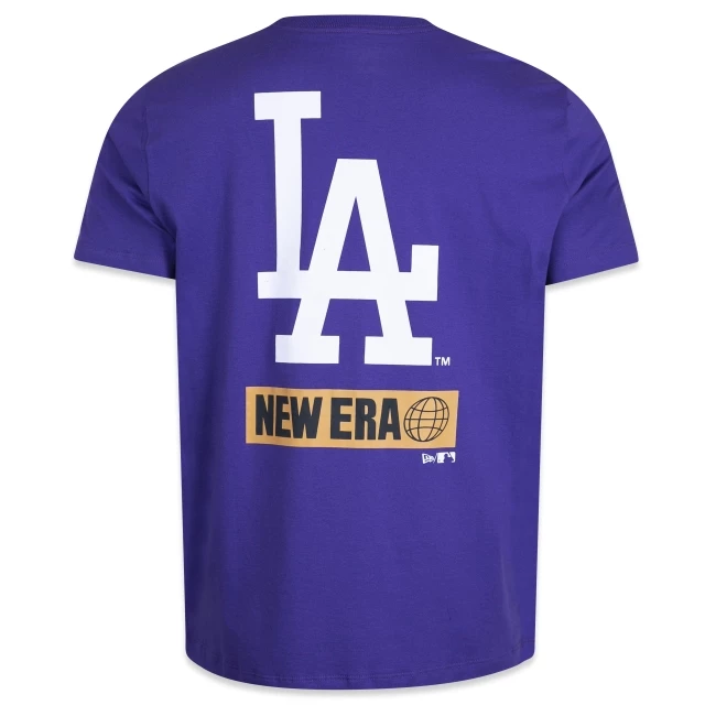 Camiseta Regular MLB Los Angeles Dodgers Offline Survivor Manga Curta
