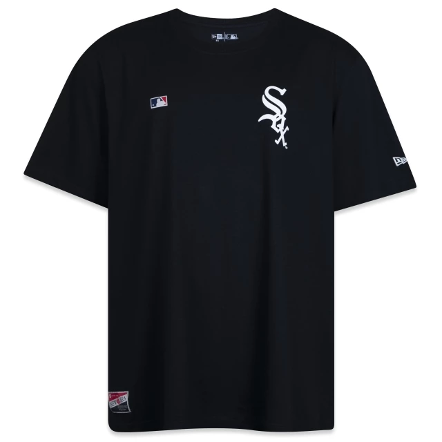 Camiseta Plus Size Regular MLB Chicago White Sox Manga Curta