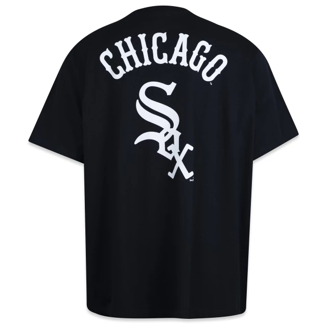 Camiseta Plus Size Regular MLB Chicago White Sox Manga Curta