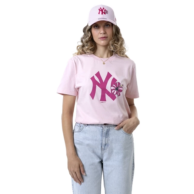 Camiseta Feminina Slim New York Yankees