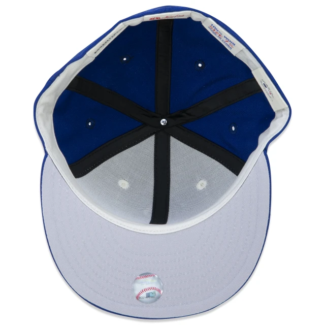 Boné 59FIFTY Fitted Essentials Fear Of God Aba Reta Azul Branco