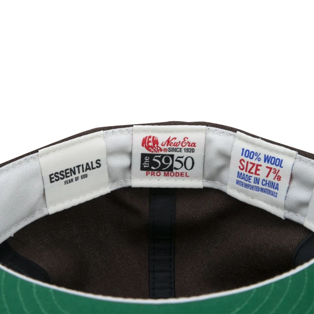 Boné 59FIFTY Fitted Essentials Fear Of God Aba Reta Marrom