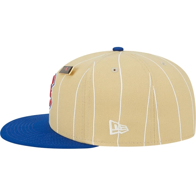 Boné 59FIFTY Fitted Chicago Cubs Pinstripe Aba Reta
