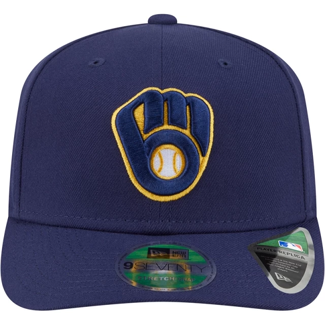 Boné 9SEVENTY Stretch Snap MLB Player Replica Milwaukee Brewers