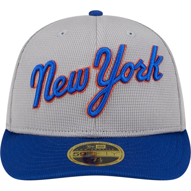 Boné 59FIFTY Fitted Low Profile Batting Practice 2025 MLB New York Mets