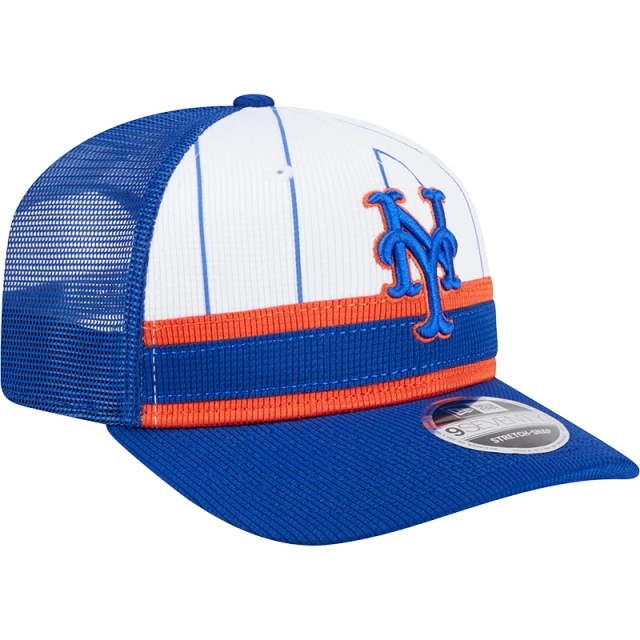 Boné 9SEVENTY Stretch Snap Trucker Batting Practice 2025 MLB New York Mets