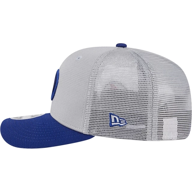 Boné 9SEVENTY Stretch Snap Trucker Batting Practice 2025 MLB Los Angeles Dodgers