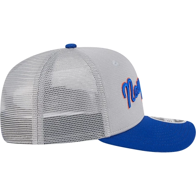 Boné 9SEVENTY Stretch Snap Trucker Batting Practice 2025 MLB New York Mets