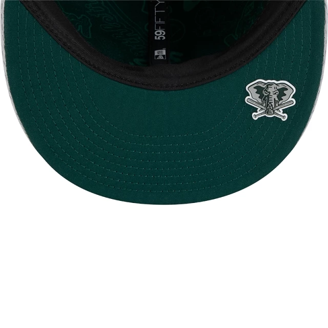 Boné 59FIFTY Fitted Clubhouse 2025 Oakland Athletics