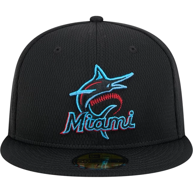 Boné 59FIFTY Fitted Alt Clubhouse 2025 Miami Marlins