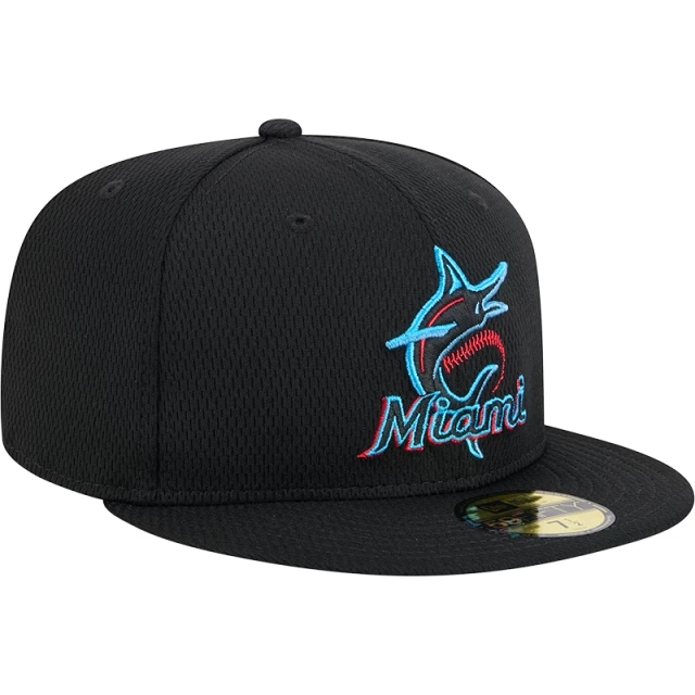 Boné 59FIFTY Fitted Alt Clubhouse 2025 Miami Marlins