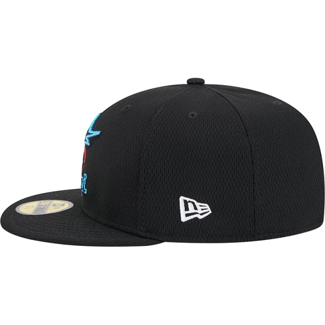 Boné 59FIFTY Fitted Alt Clubhouse 2025 Miami Marlins