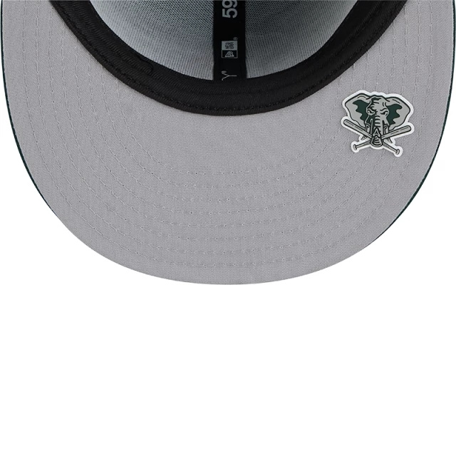 Boné 59FIFTY Fitted Alt Clubhouse 2025 Oakland Athletics