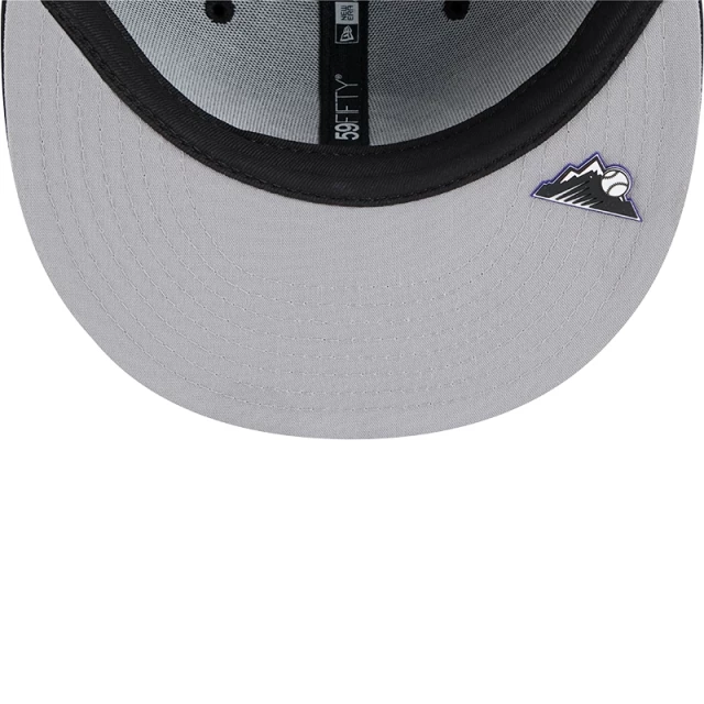 Boné 59FIFTY Fitted Alt Clubhouse 2025 Colorado Rockies