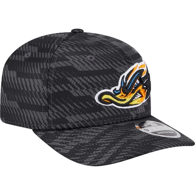 Boné 9SEVENTY Stretch Snap MiLB 2025 Clubhouse Akron Rubber Ducks