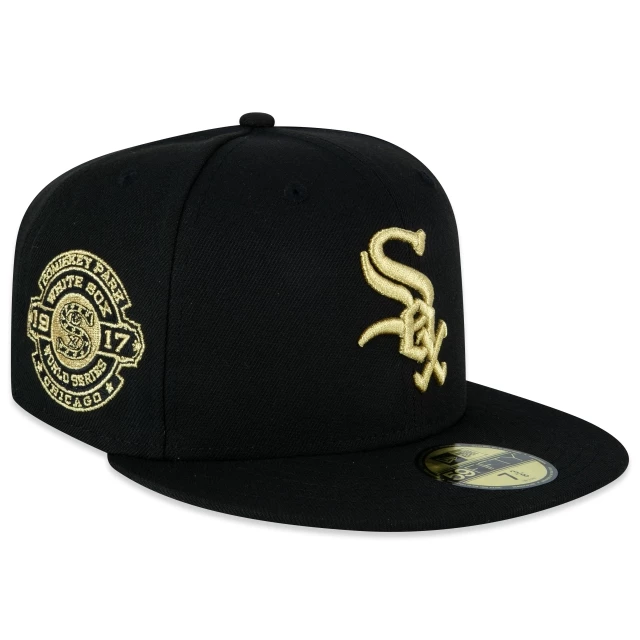 Boné 59FIFTY Fitted Chicago White Sox World Series Metallic