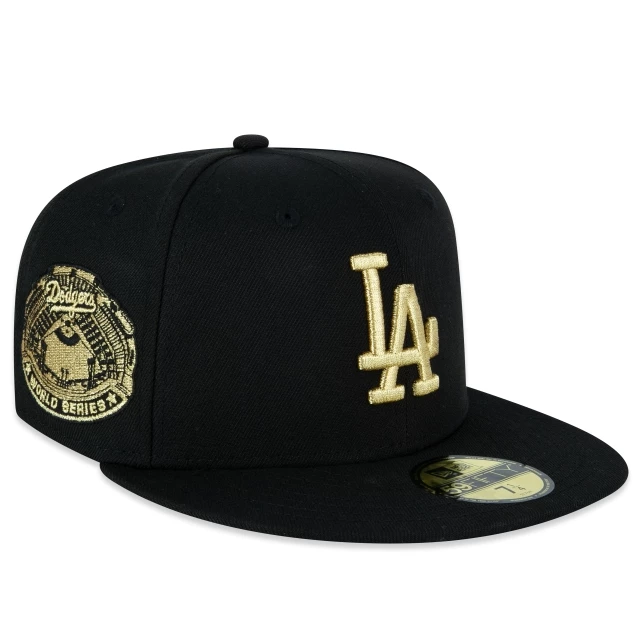 Boné 59FIFTY Fitted Los Angeles Dodgers World Series Metallic