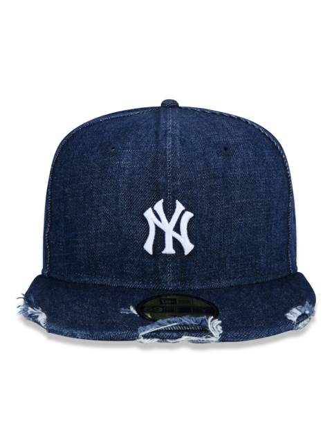 Boné 59FIFTY MLB New York Yankees Denim Destroyed
