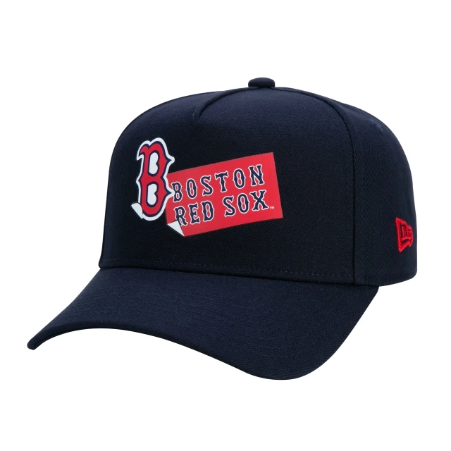 Boné 9FORTY A-Frame Snapback Aba Curva Boston Red Sox Street Life Sticker