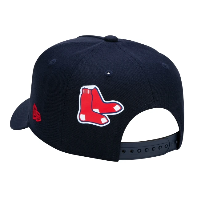 Boné 9FORTY A-Frame Snapback Aba Curva Boston Red Sox Street Life Sticker