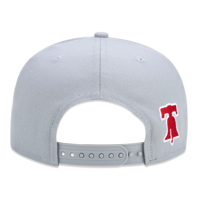 Boné 9FIFTY Original Fit A-Frame Snapback Aba Reta Philadelphia Phillies Core Silicone Team