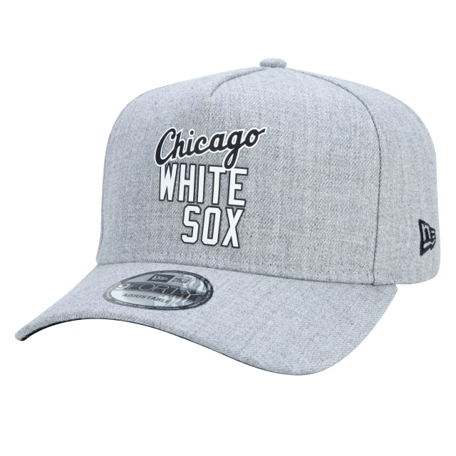 Boné 9FORTY A-Frame Snapback Aba Curva Chicago White Sox Core Rubber