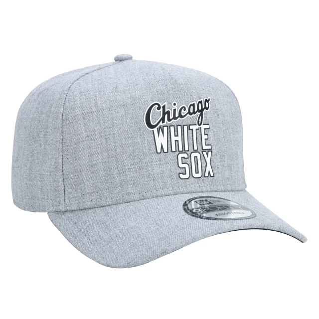 Boné 9FORTY A-Frame Snapback Aba Curva Chicago White Sox Core Rubber