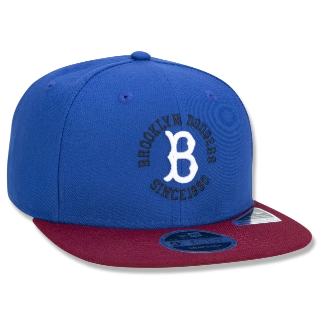 Boné 9FIFTY Original Fit Snapback Aba Reta Brooklyn Dodgers Core Heritage
