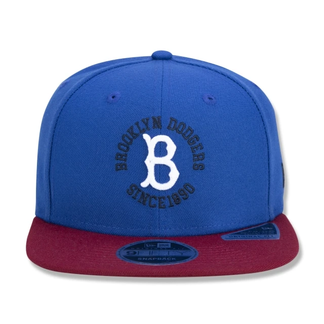Boné 9FIFTY Original Fit Snapback Aba Reta Brooklyn Dodgers Core Heritage