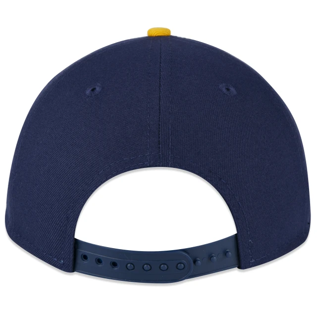 Boné 9FORTY Milwaukee Brewers MLB Aba Curva Snapback Azul Marinho