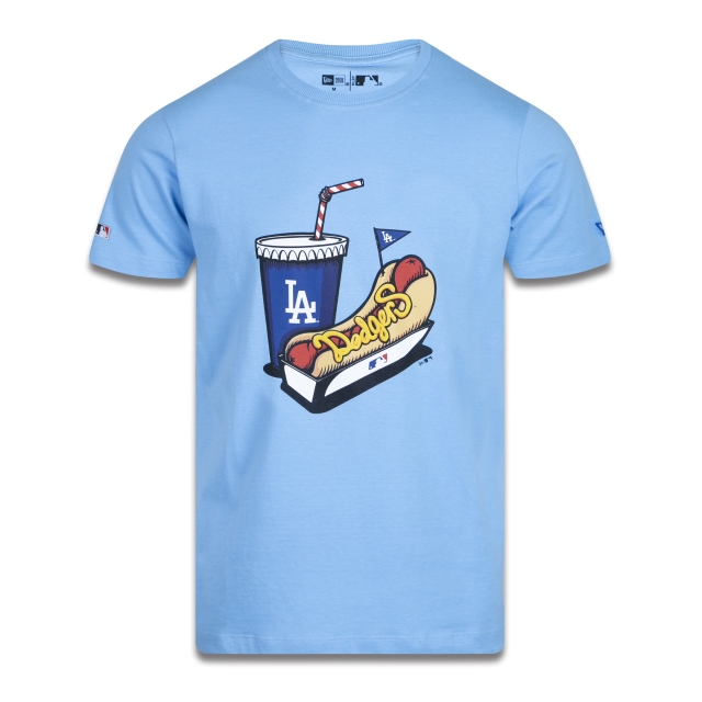CAMISETA REGULAR MANGA CURTA LOS ANGELES DODGERS HAVE FUN HOTDOG Camiseta Have Fun Hotdog Losdod MLB New Era