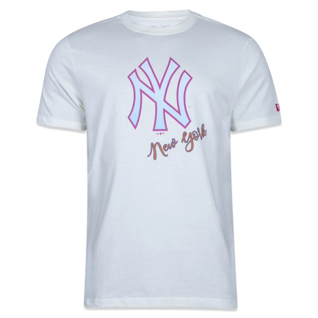 Camiseta Regular Manga Curta New York Yankees Hawaii Vibes Fresh