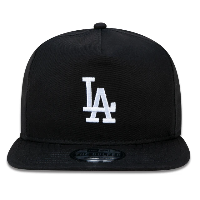 Boné The Golfer Snapback MLB Los Angeles Dodgers Classic Aba Reta Preto