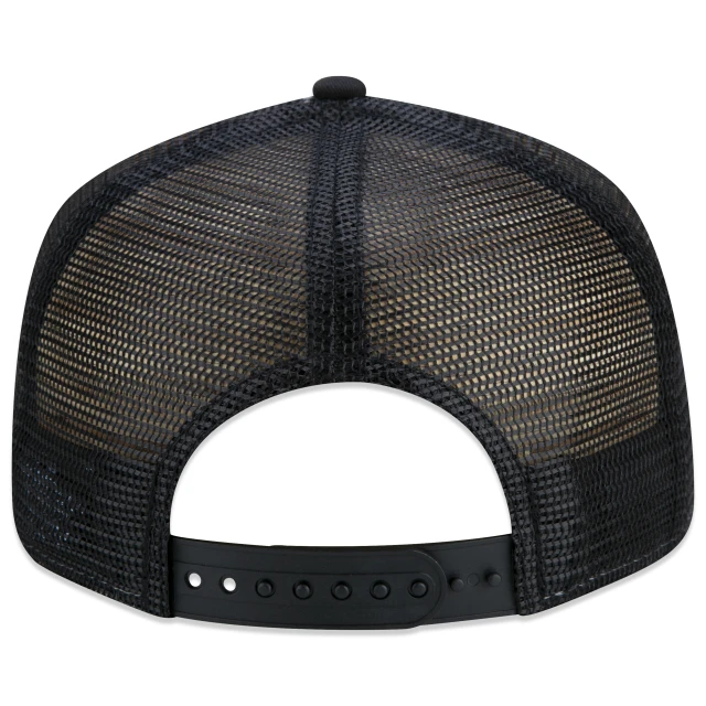 Boné 9FORTY A-Frame Trucker Snapback MLB Chicago White Sox Core Aba Curva Branco/Preto