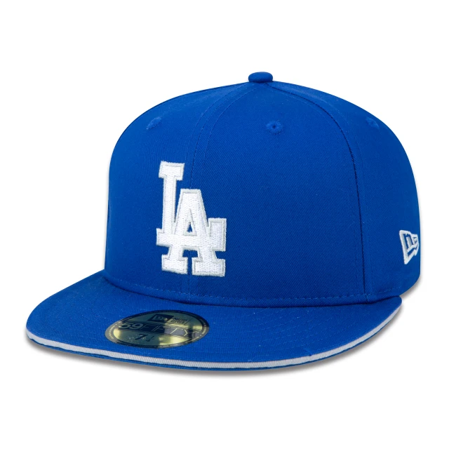 Boné 59FIFTY MLB Los Angeles Dodgers Core Aba Reta Azul