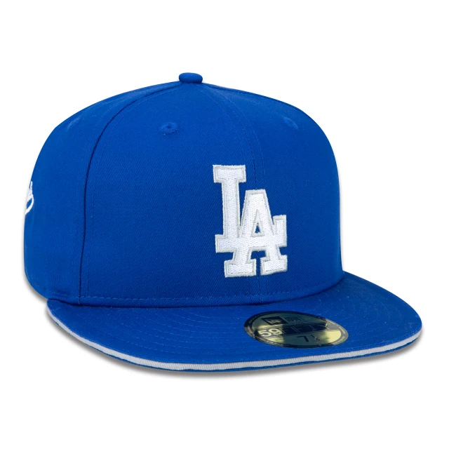 Boné 59FIFTY MLB Los Angeles Dodgers Core Aba Reta Azul