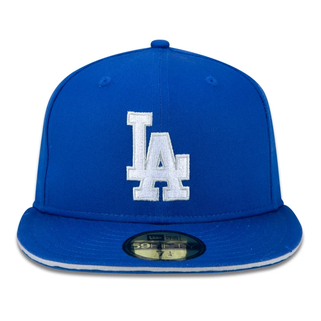 Boné 59FIFTY MLB Los Angeles Dodgers Core Aba Reta Azul